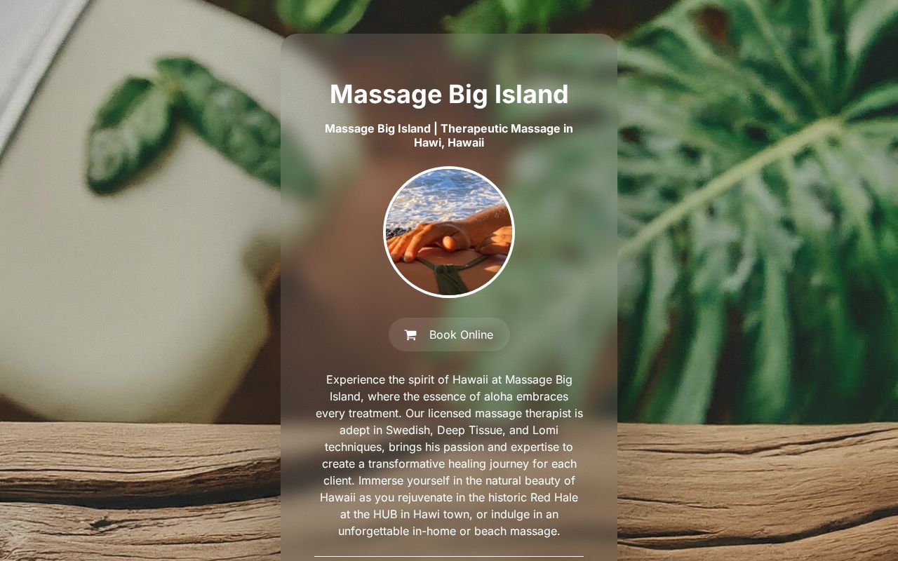 Massage Big Island